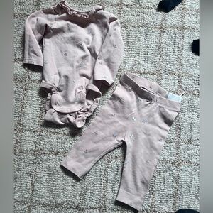 H&M Soft Pink Baby Outfit